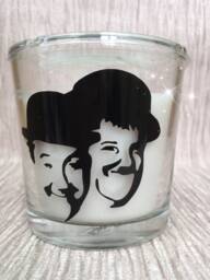 Laurel & Hardy Candle Vanilla Scented Gift - thumbnail 1