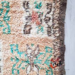 Vintage Pink Moroccan Rug, Authentic Boujaad 5.9 X 9.7 Ft - thumbnail 4