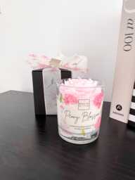 Peony Candle -Birthday Gift - Coco Soy Wax Flower Cotton Wick 220G Luxury Boxed - thumbnail 1