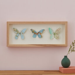 Paper Cut Butterfly Wall Art, Custom Map Wall Art Butterflies, Birthday Gift For Her, Unique Botanical Gift For Mom Mum - thumbnail 1