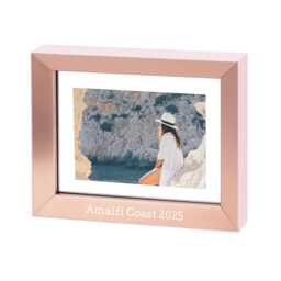 Personalised Rose Gold Photo Frame - thumbnail 4