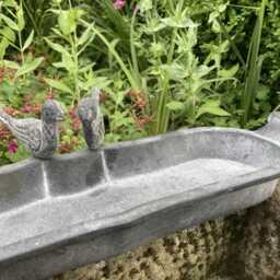 Cast Iron Birds Birdbath/Feeder Garden Ornament - thumbnail 3