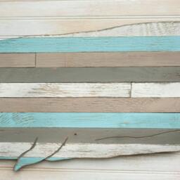 "Pallet Whale Wooden Art Beach House Decor Nautical Artwork Coastal Sign 41""x19" - thumbnail 3