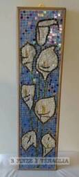 Le Calle Mosaic Panel - Wood, Marble, Glass, Enamel
