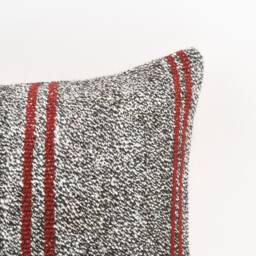 Turkish Kilim Pillow Cover 16x24 Vintage Wool, Handmade - thumbnail 2