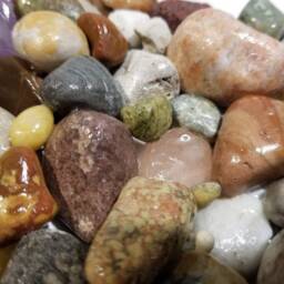 Handmade Michigan Mitten Pebble Art Map Lake Beach Stones - thumbnail 3