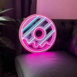 Donuts Neon Sign - Wall Art Cake Sign Sweet Led Candy Shop Decoration - thumbnail 3