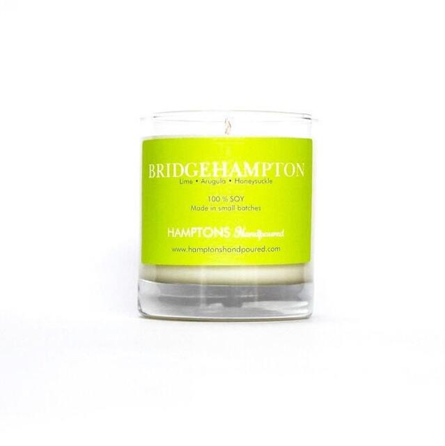 Bridgehampton 8 Oz. Tumbler Lime Arugula Honeysuckle Hamptons Handpoured Signature Village Series 100% Soy Candle Hand Poured - image 1