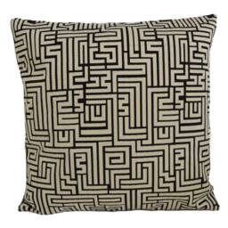 Clarke & - Bw1016 Black/White Stunning Designer Geometric Cushion Cover Throw Pillow Home Decor - thumbnail 2