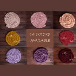 100% Wool Braid, Chunky Wool, Braid Blanket, Photo Prop, Baby Photography, Newborn Photo Props, Shower