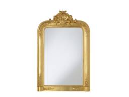 Louis Philippe Classic Style Mirror Gold Leaf - Made in Italy Antique Fireplace Vintage Victorian Home Mirror Item # 71 - thumbnail 1