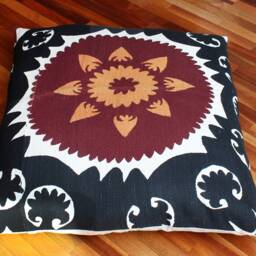 "Set Of 2 Pcs, Suzani Pillow Cover, Uzbek Pillow, 31.50"" X 33.46" - thumbnail 2
