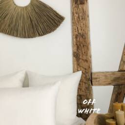 Linen Pillow Case in Off White With Envelope Closure/Soft Linen Pillowcase For Bedding - thumbnail 4