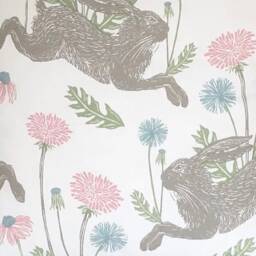 "2 X Studio G March Hares Pastel Cushion Covers 16"" 18"" 20"" 22"" 24" - thumbnail 2