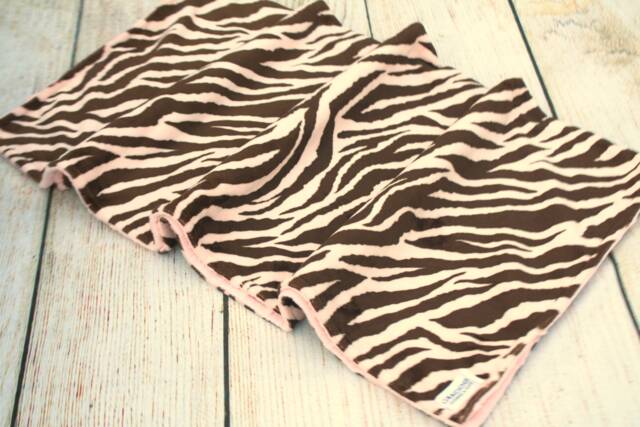 Pink Zebra Minky Baby Blanket - Shower Gift New Girl Soft Lovey Nursery Keepsake Car Seat Woobie - image 1