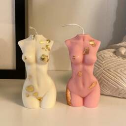 Female Torso Candle - Vegan Soy Wax Goddess Bust - thumbnail 2