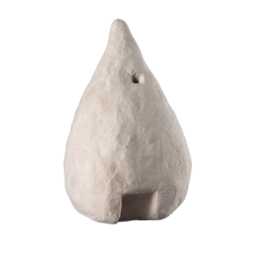 Little Japandi House - Original Sculpture Beige Wabi Sabi Decor Minimalist Art Handmade By Scandinavian Designer Laurie Poast - thumbnail 2