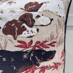 Schumacher Luxury Designer Pointers Tan Beige Lumbar Decorative Cushion Pillow Throw Cover - thumbnail 2