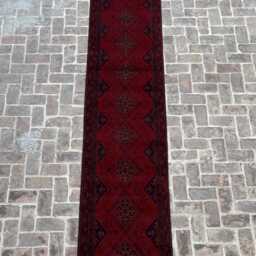 Luxurious 2'8x19'6 Runner Rug - Hand-Knotted Long High Pile Wool Fine Quality Boho For Hallway, Living Room Present - thumbnail 3