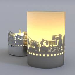 Phoenix Skyline Tea Light - City Shadow Projector Gift - thumbnail 3
