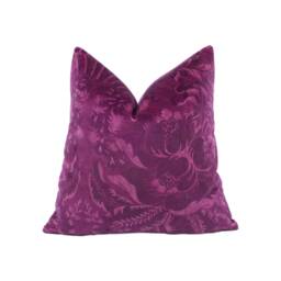 Zoffany - Ducato Velvet Rubient Sumptuous Damask Inspired Luxury Cushion Cover Handmade Throw Pillow Designer Home Decor - thumbnail 1