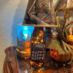 Camo Lamp With Happy Sign - thumbnail 4