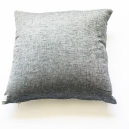 Ikat Pillow - Natural White Grey Zebra Stripe - Handwoven - 20x20 Throw Pillow - thumbnail 3