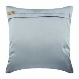 "Art Silk Silver Throw Pillow Cover 16""x16" - thumbnail 3