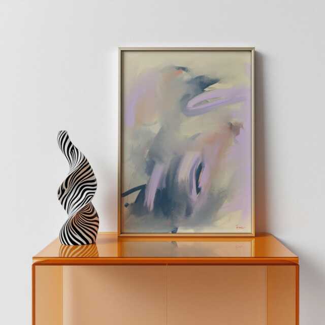 Dreamy Abstract Digital Download - Modern Art Print Unique Wall Decor & Home Artwork - image 1