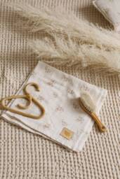"Muslin Baby Swaddle Blanket ""Boho Flowers" - thumbnail 1
