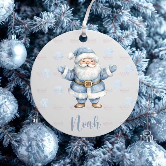 Personalised Kids Christmas Decoration - Grandson Nephew Gift Custom Bauble For Boys Stocking Filler Eve Box