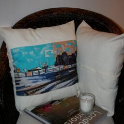 Battersea Power Station 2 - Cushion Cover & Pillow - thumbnail 3