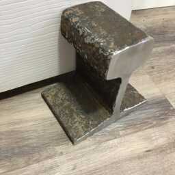 Door Stop, Train Enthusiast, Lover's Gift, New Home, Upcycled Gift, Rustic, Anniversary, 11Th Wedding Metal Door Stop - thumbnail 3