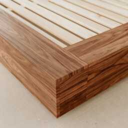 Solid Oak Wood Bed/Wooden Massive Real Handmade - thumbnail 4