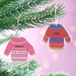 Personalised Christmas Jumper Decoration - thumbnail 2