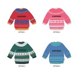 Personalised Christmas Jumper Decoration - thumbnail 3