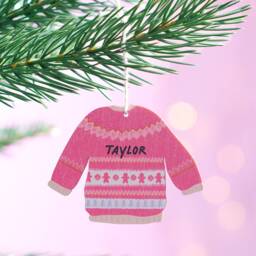 Personalised Christmas Jumper Decoration - thumbnail 1