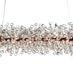 Elegant Bubble Chandelier Cloudy Resin Ball Ceiling Light - thumbnail 2