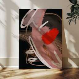 Modern Abstract Art Print Chic Moody Home Decor - Digital Download - thumbnail 2