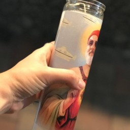 Aquatic Dude Funny Prayer Candle, Bill Murray Religious Candle - thumbnail 3
