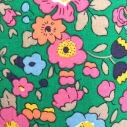 Liberty Betsy Floral Lampshade, Green & Pink Tana Lawn - thumbnail 3