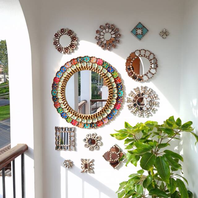"Peruvian Mirrors ""Arcoiris Silver" - image 1