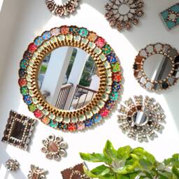 "Peruvian Mirrors ""Arcoiris Silver" - thumbnail 3