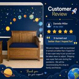 Decowall Solar System Wall Art Prints - Educational Space Planet Stickers For Kids Room Or Playroom Decor - Ds8-1307 - thumbnail 4