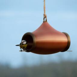 Decorative Bird Feeder - Copper - thumbnail 3
