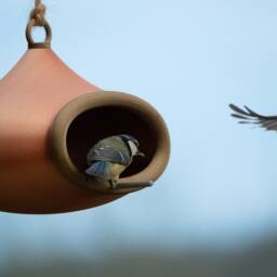 Decorative Bird Feeder - Copper - thumbnail 2