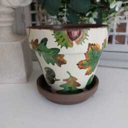 Indoor Plant Pot. Various Designs Emma Bridgewater Decoupaged Terracotta Pots. Three Sizes Available - thumbnail 3