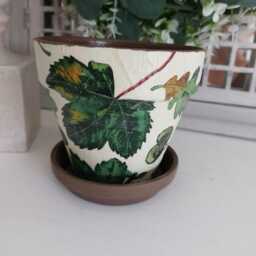 Indoor Plant Pot. Various Designs Emma Bridgewater Decoupaged Terracotta Pots. Three Sizes Available - thumbnail 2