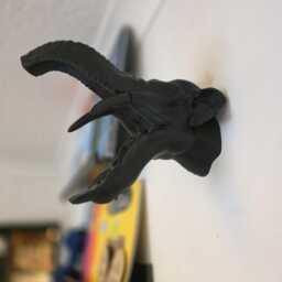 Platybelodon Wall Art - Prehistoric Animal Mount- 3D Printed Multiple Colours Available - thumbnail 3