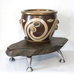 Large Ceramic Planter Indoor 12 - thumbnail 3